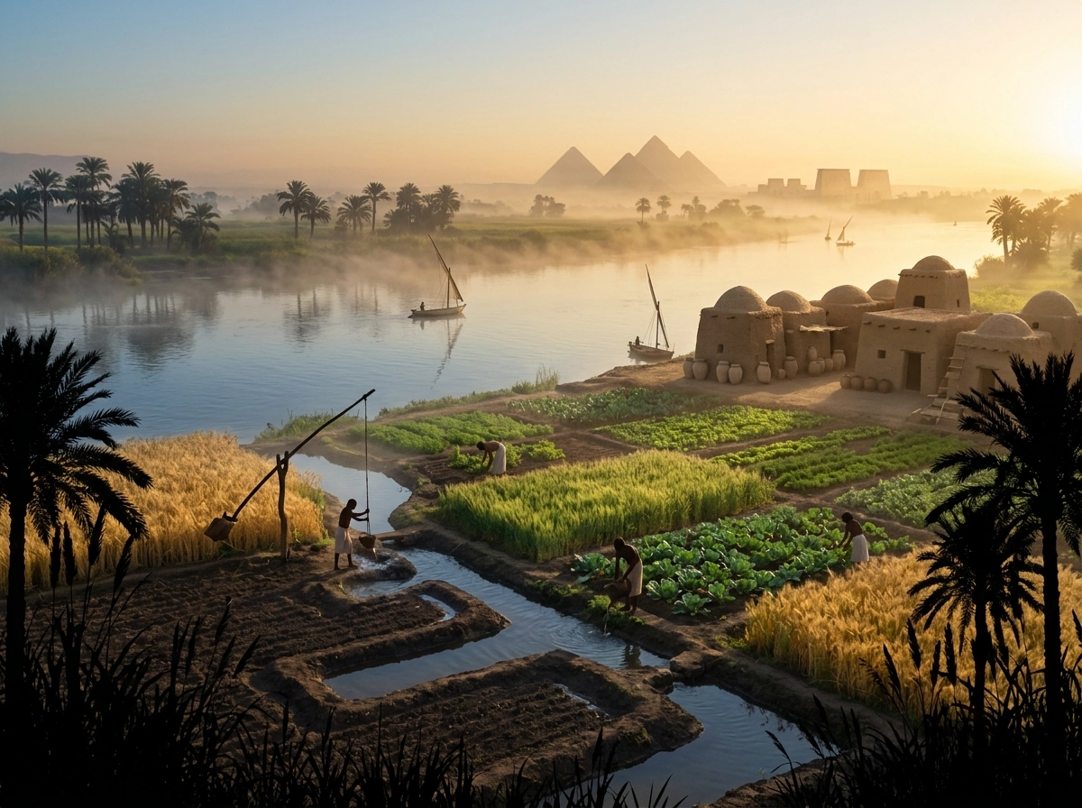 How the Nile Shaped Civilization: Floods, Farming, and Power
