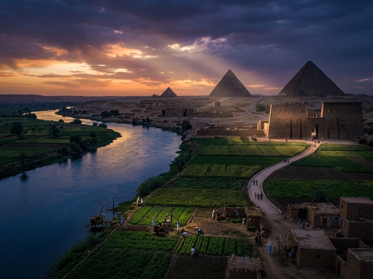 How the Nile Shaped Civilization: Floods, Farming, and Power