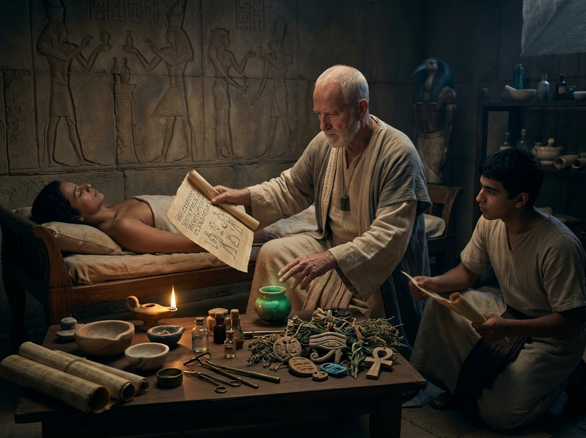 Medicine in Ancient Egypt: Surgery, Herbs, and Doctors